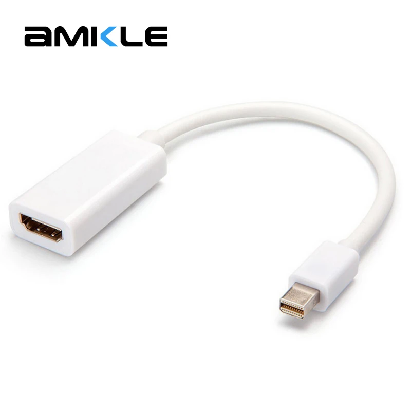 Кабель Amkle Mini DP HDMI переходник с DisplayPort на штырь гнездо для ПК Macbook 1080P проектор HDTV| |