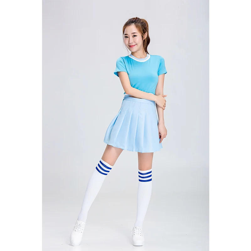 TITIVATE الثانوية غلي نمط المشجع طقم ملابس الزي الملابس اسكواش التشجيع فتاة موحدة للعروض TITIVATE الثانوية غلي نمط المشجع طقم ملابس الزي الملابس اسكواش التشجيع فتاة موحدة للعروض