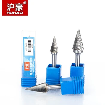 

HUHAO 1pc 6mm Shank Tungsten Steel Cutter Metal Grinding Carving Rotary File Cylindrical Router Bit For Metal Polishing M Type