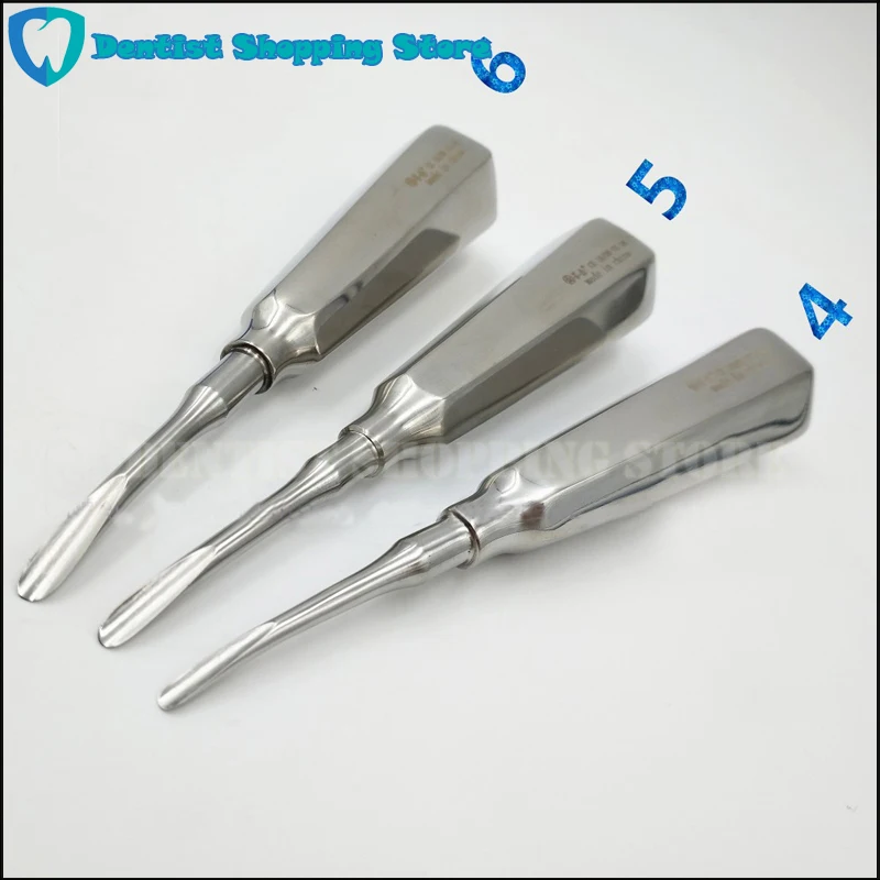 3 pcs dental elevator kit dental lab dentistry dentist dental detista