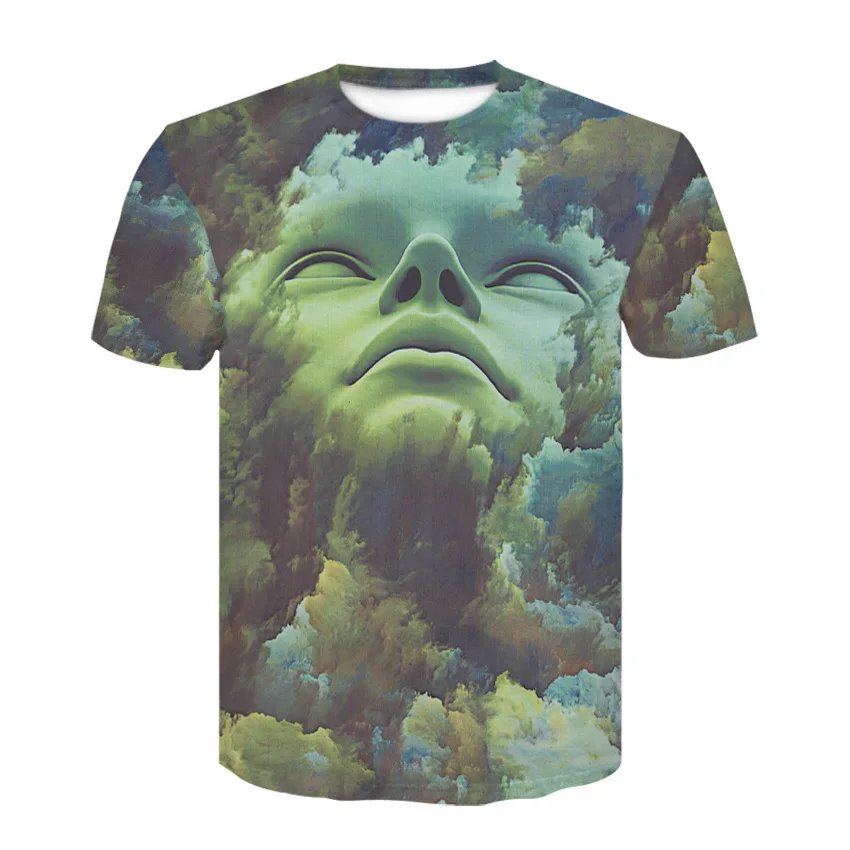 

New Pattern Number Printing T Pity European Man Short Sleeve 2019 T-shirt Short Sleeve Shirt Men Camisas Mujer Multiple Sizes
