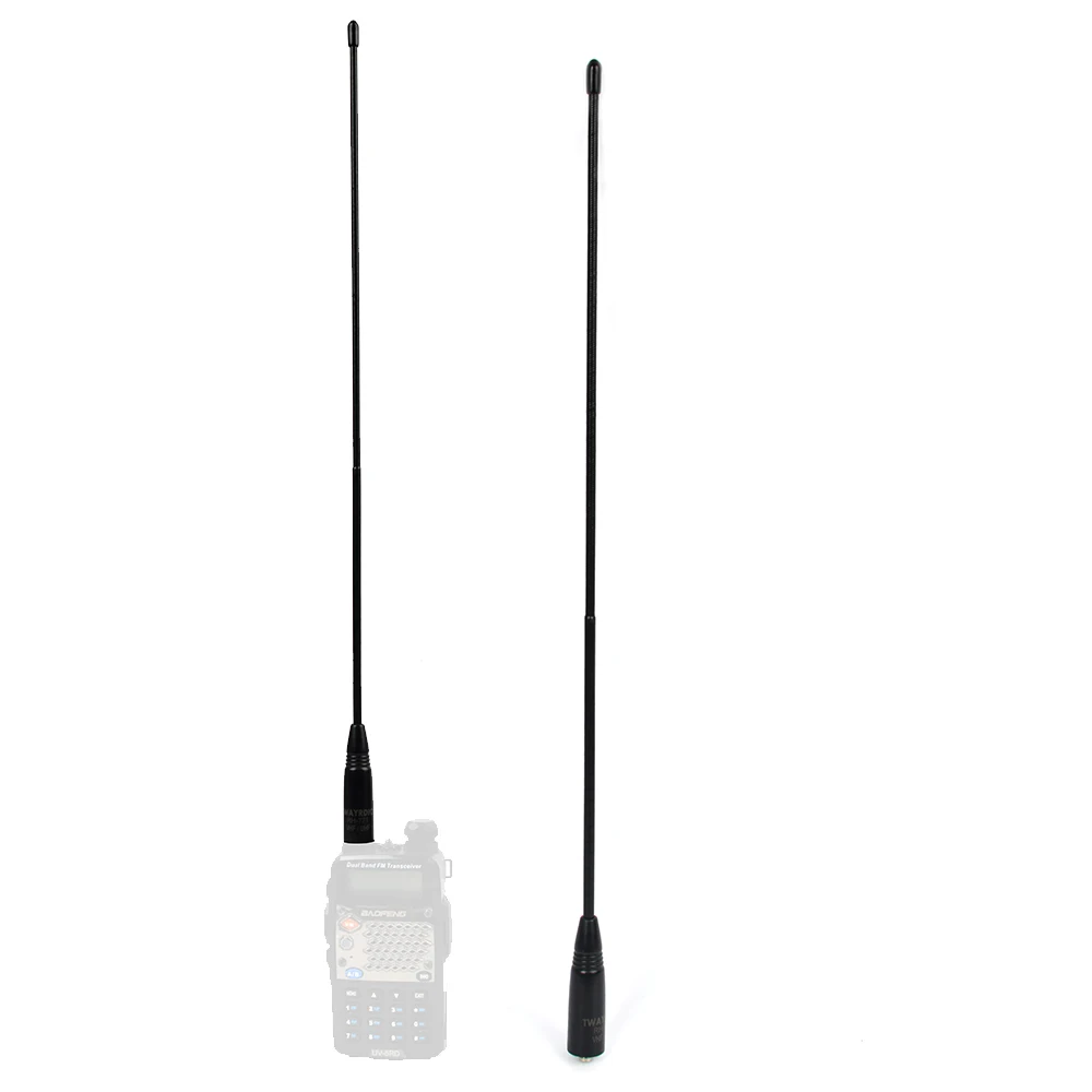 HYS SMA-Female Dual Wide Band Multicolor Antenna VHF/UHF 144/430MHz Two Way Radio for Kenwood BAOFENG UV-5R BF-888S RH-771 |