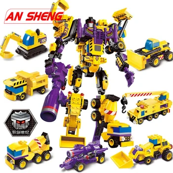 

7 in 1 Mars Creator God of War Fight Robot Building Blocks Compatible All Brands Sets Bricks Model Kids Gift Classic Toys