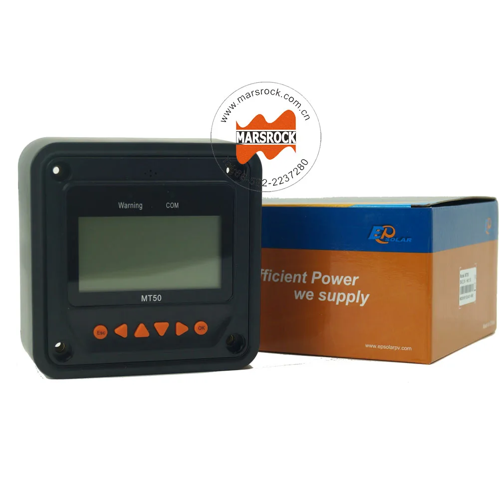 

Optional MT-5 Remote Meter for Tracer MPPT Solar Charge Controller, convenient to view the controllers' running parameters