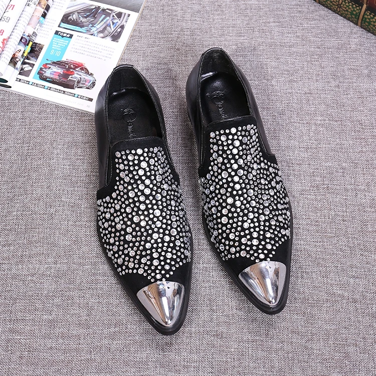 Freies Eisen Männer As as Verschiffen Schuhe Oxfords Strass schwarz Bräutigam Echtwildleder Shown Weiß Hohe Shown Hochzeit Für rot Qualität Kopf Sq607gwgx