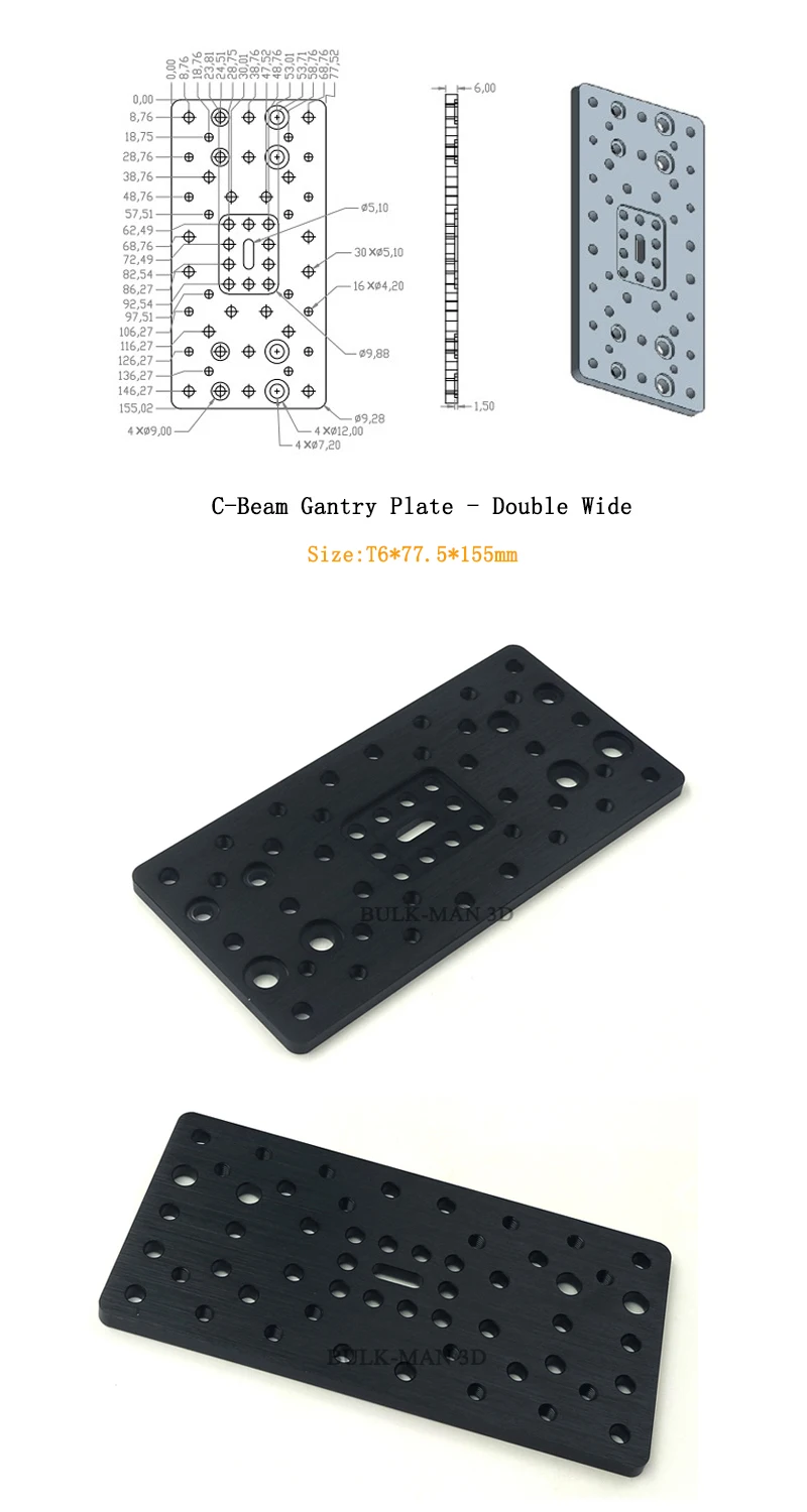 C-Beam Gantry Plate Double Wide 00