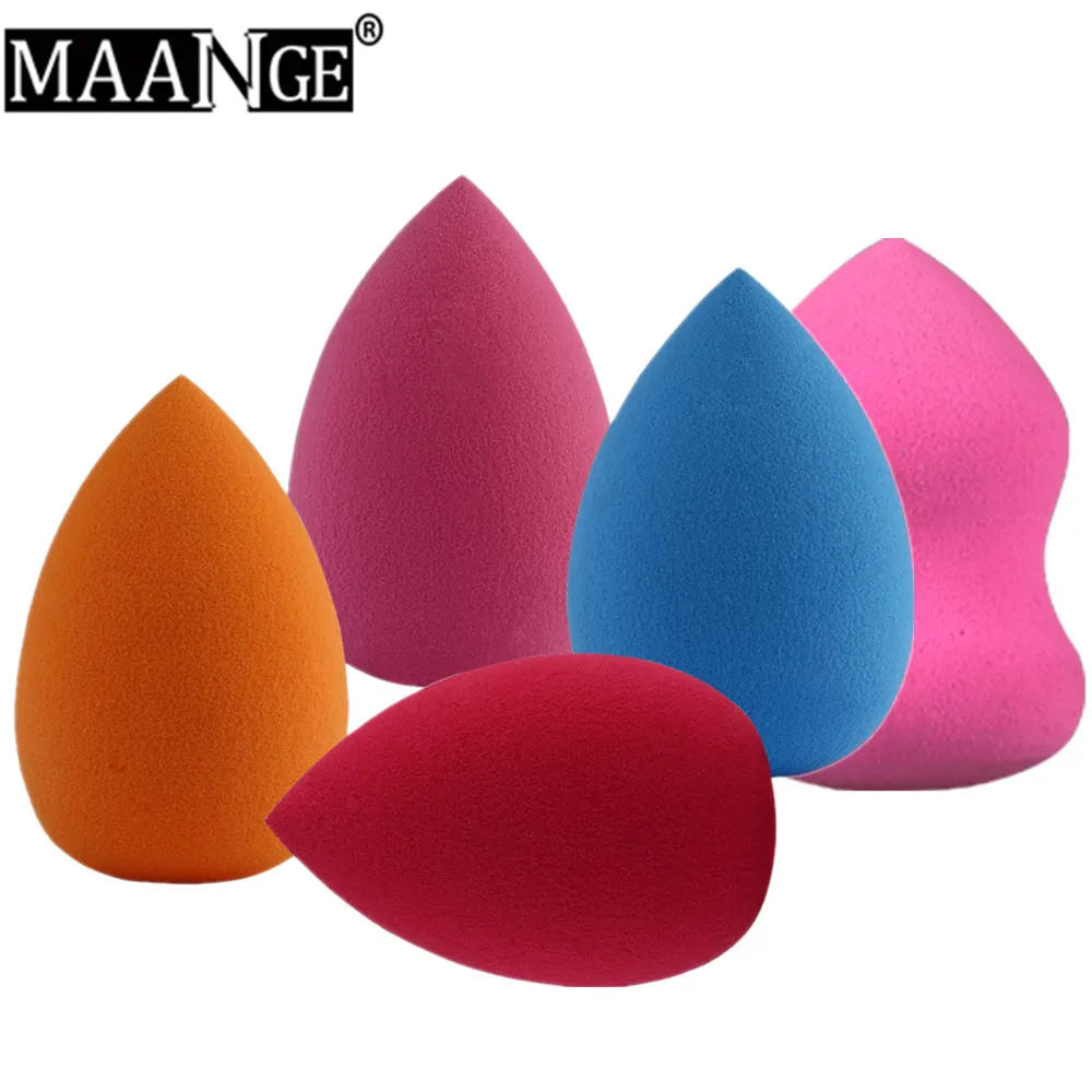 

MAANGE New 1pcs/2pcs Pro Makeup Foundation Sponge Cosmetic Puff Powder Smooth Cosmetics Make Up Sponges Beauty Tools Gifts Set