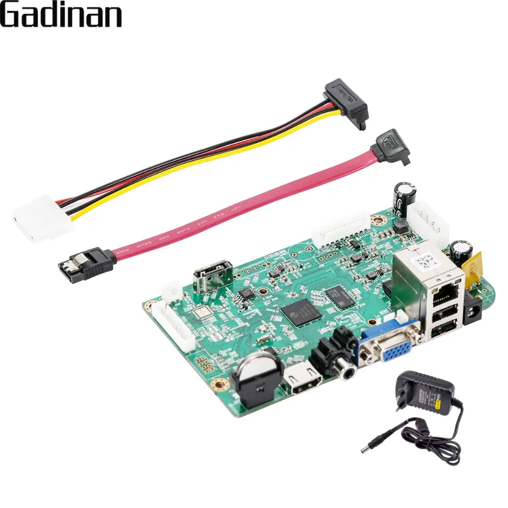 

GADINAN NVR Board H.265/H.264 16CH*5MP Hi3536D CCTV Network Digital Video Recorder Motion Detection P2P CMS XMEYE For IP Camera