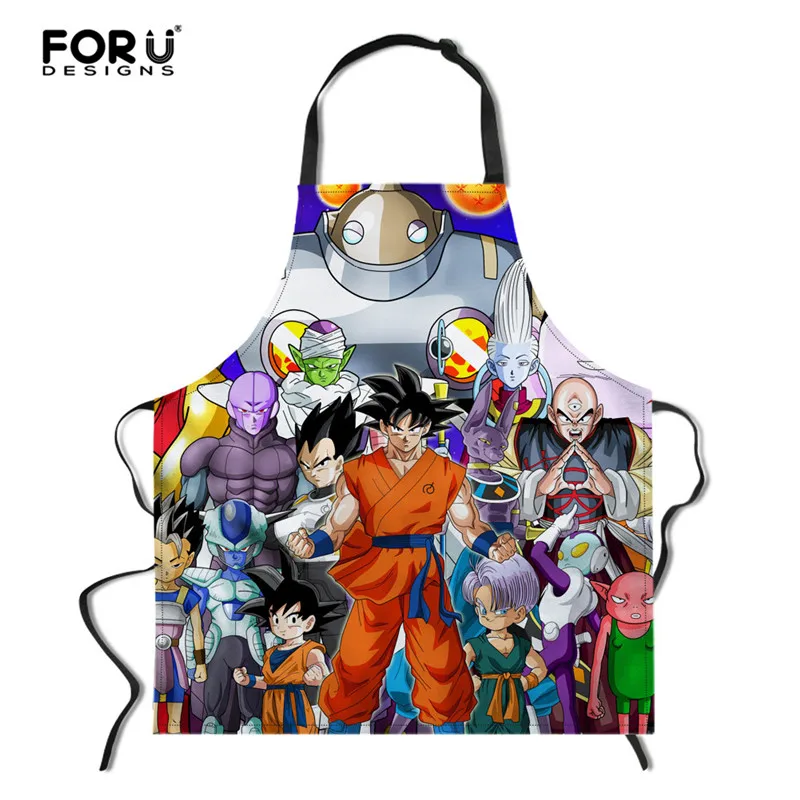 FORUDESIGNS Dragon Ball безрукавные фартуки дети рисунок ручной работы книги по искусству класса Твердые фартуки для рукоделия на заказ взрослых анти-фартук с защитой от пятен - Цвет: XM933R