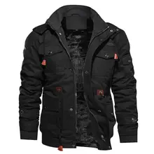 Зимние флисовые куртки, мужские теплые пальто с капюшоном, качественные уплотненные ветровки, повседневные качественные мужские военные куртки Плюс M-4XL