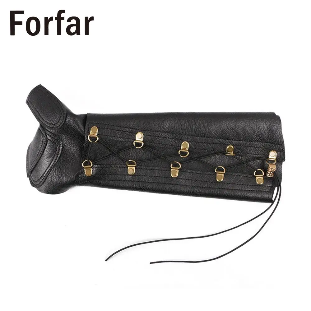 

2 in 1 Bracers Bow Finger Armguard Strong Hunting Bow Arm Guard Archery Field Outdoor Sports