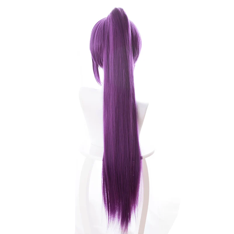 L-email парик игра Fate Grand Order Lancer Scathach Косплей парики длинные прямые термостойкие синтетические волосы Perucas Косплей парик
