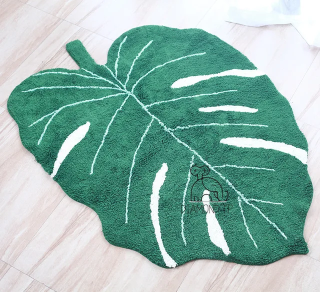 1.5M Nordic Baby Carpet Cotton Baby Leaf Play Mat Activity Game Playmat Rug Decoration Children Room Mat Kids Toy Blanket Carpet