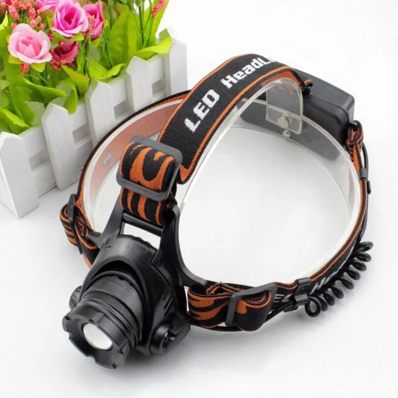 5000Lm Powerful LED Rechargeable Headlamp Headlight XML T6 Head Lamp