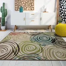 Современный Креативный коврик для спальни, дивана, стола, прямоугольного пола