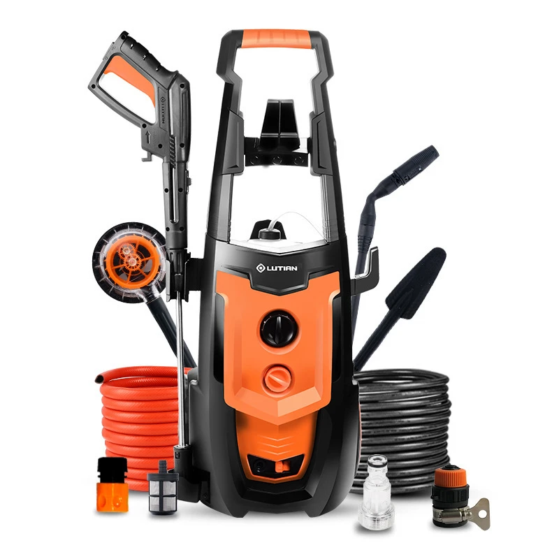 Lutian Series Motor High Pressure Pump Car Wash Machine Portable Car