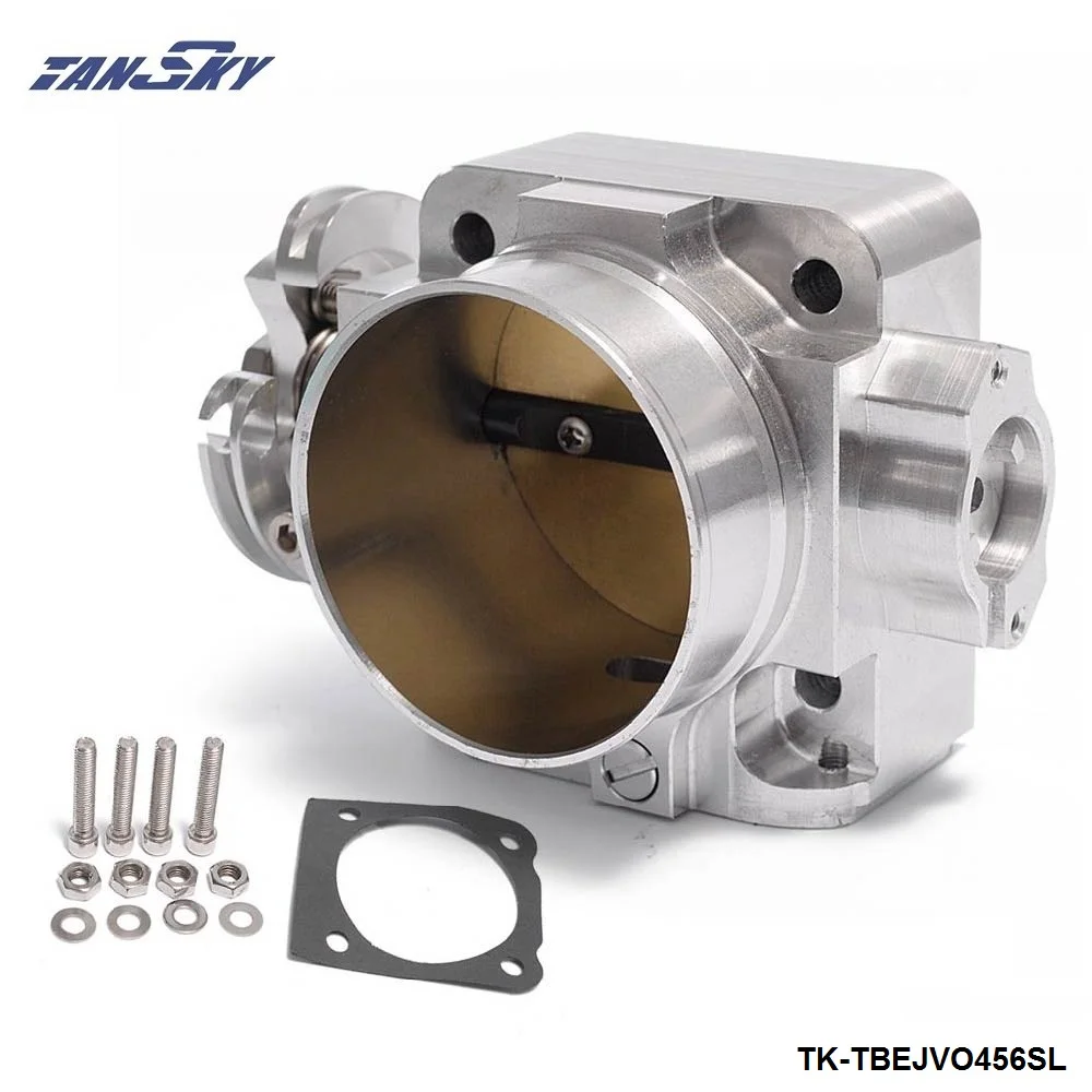 Aluminum 70MM Throttle Body For Mitsubishi Lancer Evolution Evo 4 5 6 4g63t Cable Intake