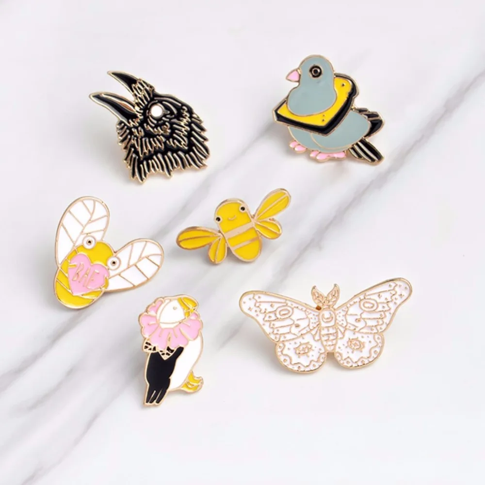 1 PC Kreatif Kartun Logam Eagle Butterfly Lebah Bebek Burung 1 PC Kreatif Kartun Logam Eagle Butterfly Lebah Bebek Burung