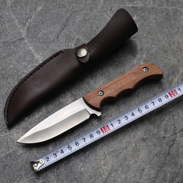 Very sharp hunting Knife Fixed Blade Camping Tactical Survival Pocket
