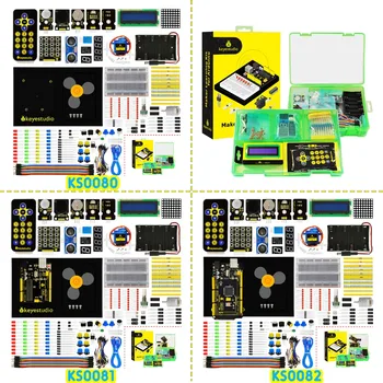 

Keyestudio Maker Starter kit Compatible with Arduino Starter kit with Tutorial/Gift Box