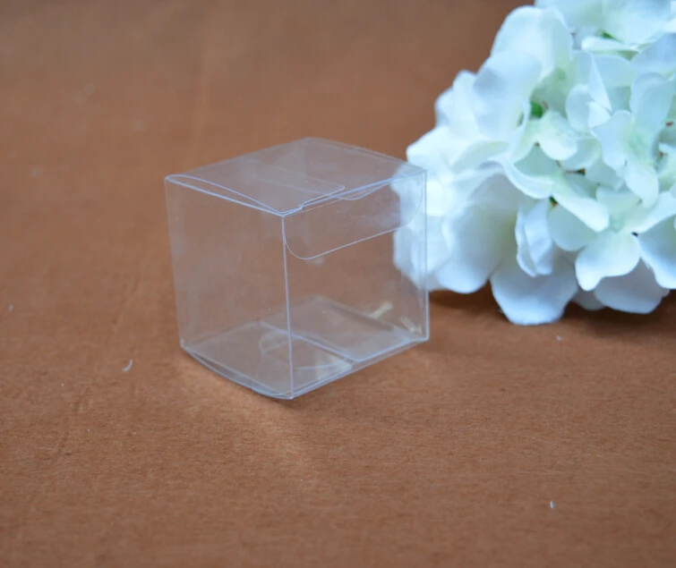 3*3*3CM Mini Transparent box small size PVC Boxes Plastic For Party Clear Boxes For Packing Gift