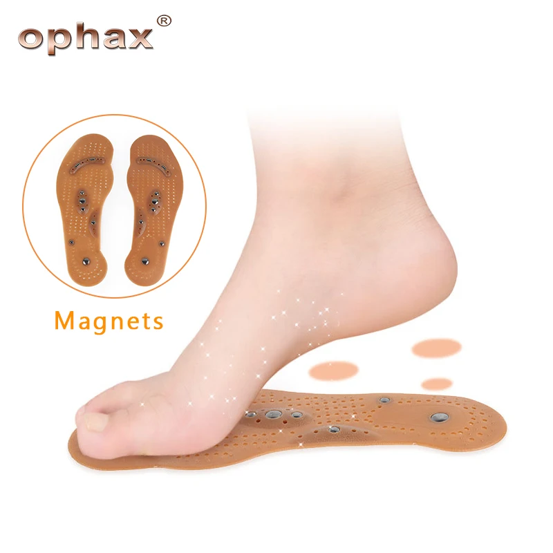 OPHAX 1 пара стельки унисекс для магнитной терапии магнитный массажер ног тела