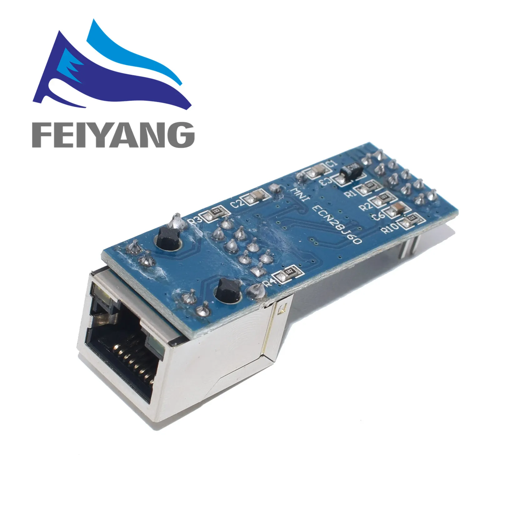 10 шт. мини ENC28J60 Ethernet сетевой модуль 25 МГц кристалл AVR 51 LPC 3,3 В