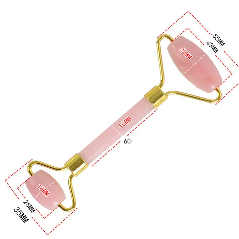 Rose Quartz Roller Slimming Face Massager Lifting Tool Natural Jade Facial Massage Roller Stone Skin Massage 1 Rose Quartz Roller Slimming Face Massager Lifting Tool Natural Jade Facial Massage Roller Stone Skin Massage 4