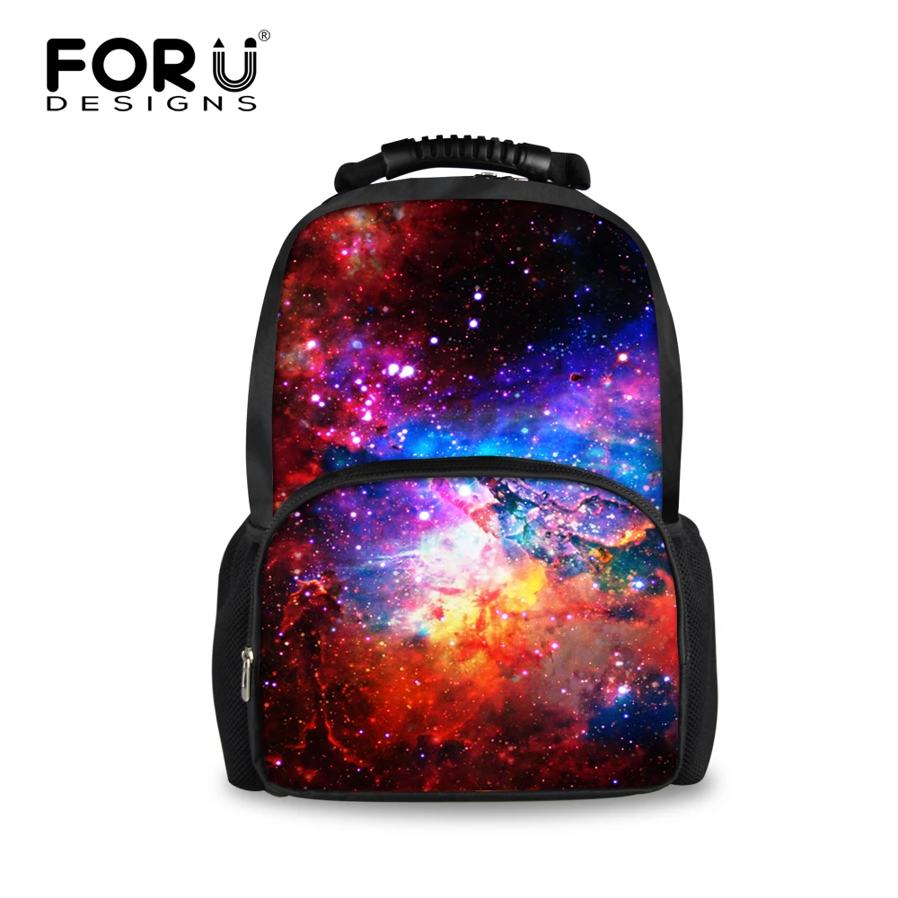 forudesigns women backpack galaxy star universe space backpacks for teenage girl school backbag mochila infantil female rucksack