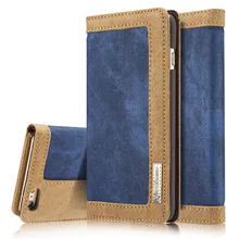 Caseme деним холст телефон Чехлы для Apple iPhone 6 Plus 6 S плюс iPhone6S плюс iPhone6 плюс 5.5 дюймов кошелек Корпус Сумки охватывает