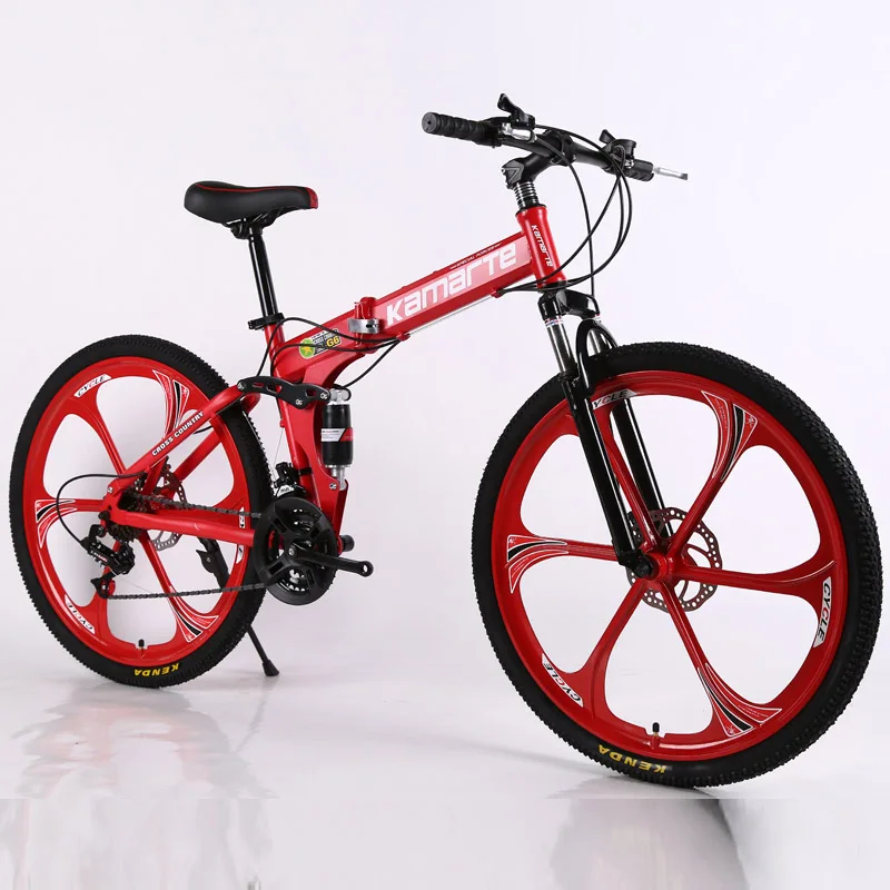 Perfect 26inch folding mountain bike double disc brakes bicycle 21 speed folding bicycle 6 knife wheel and 3 knife wheel mountain bike 24 Perfect 26inch folding mountain bike double disc brakes bicycle 21 speed folding bicycle 6 knife wheel and 3 knife wheel mountain bike 24