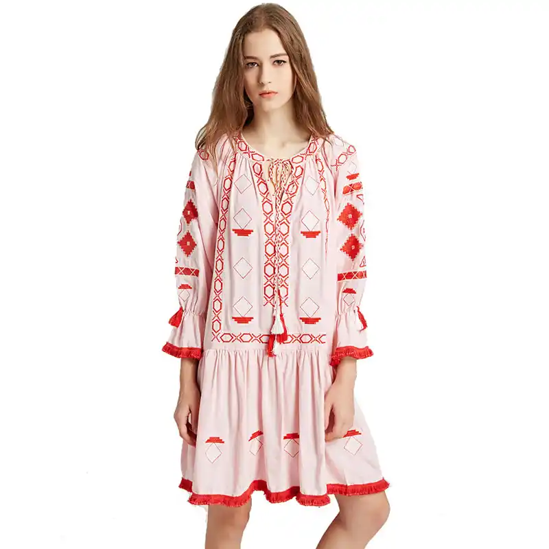 boho ethnic dress