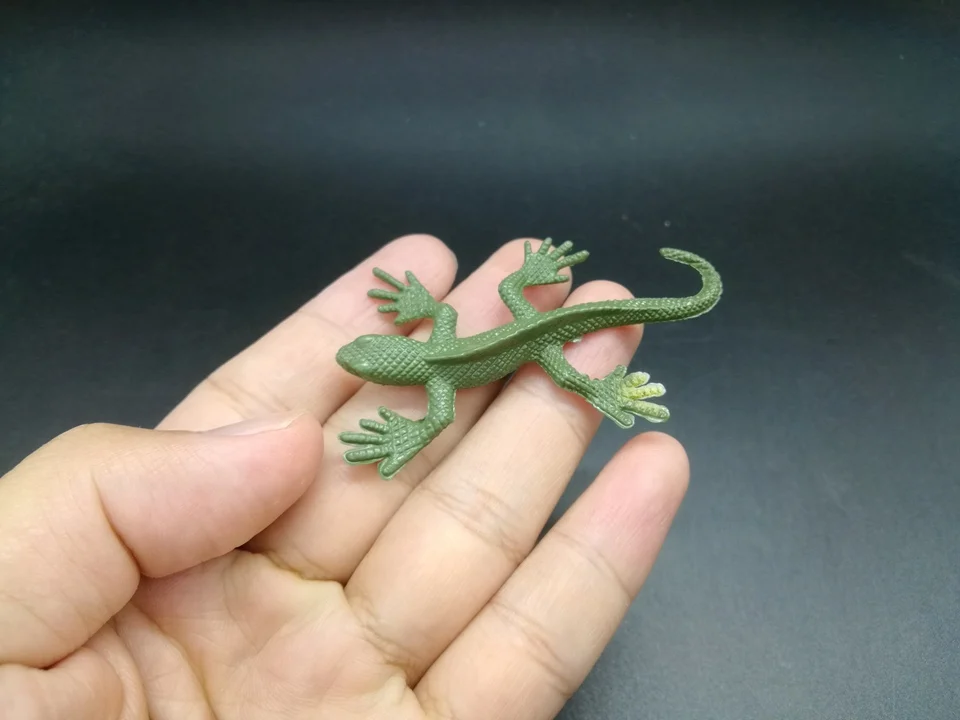 Коричневая мини ящерица вставка практическая новинка игрушки животные Естественная модель игры