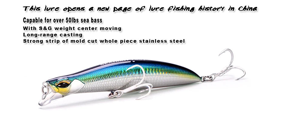 Isca de Pesca Minnow Isca Flutuante Milímetros 30g Oscilação Rígido Crankbait Floating Mar 135 20 High Quality Esporte e Lazer