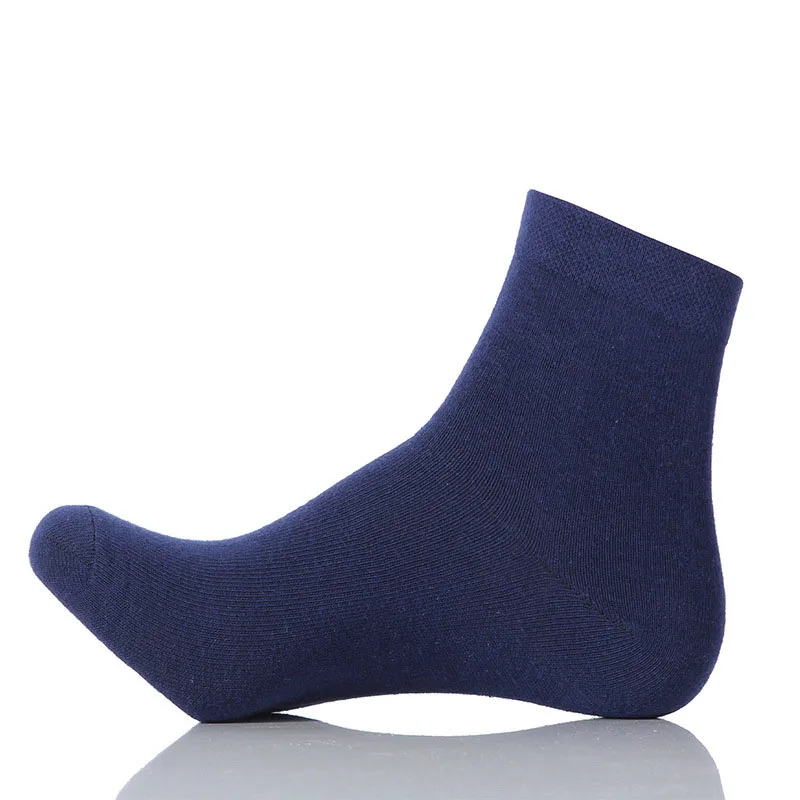 Высокое качество повседневные мужские деловые носки для мужчин хлопок бренд экипажа Осень Зима Черные белые носки мужские носки 1 пара