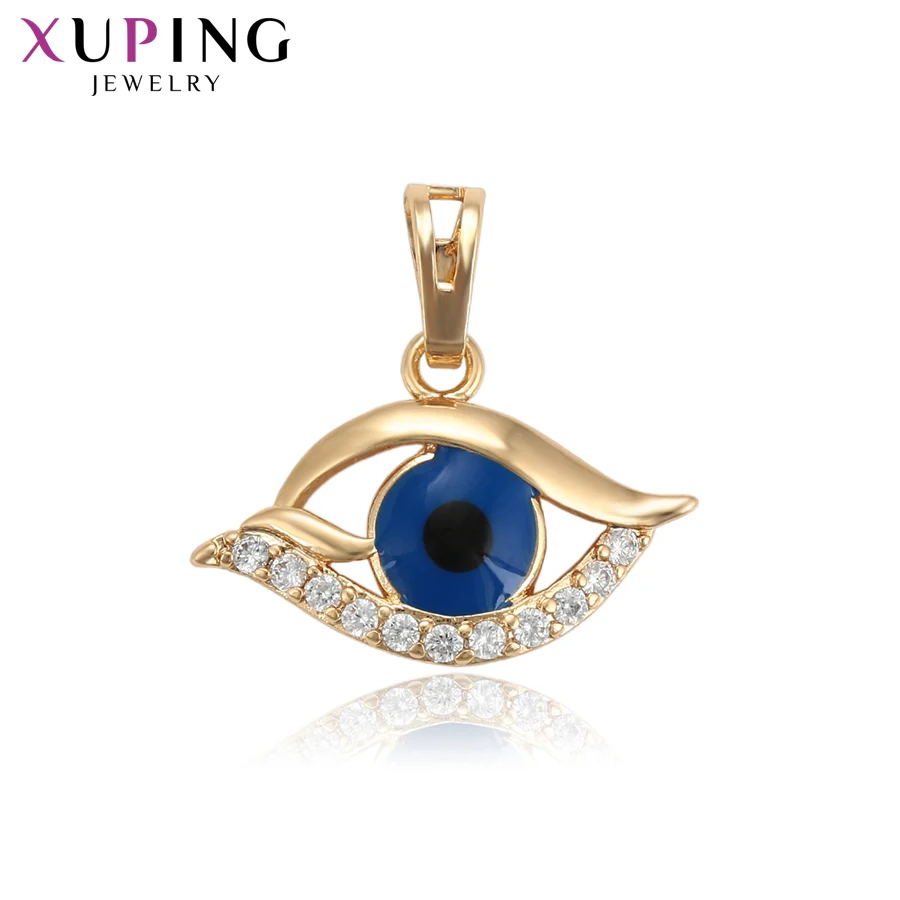 Xuping Fashion Classic Eye Shape Pendants Gold Color Plated Jewelry for Women Mother's Day Gifts S95 7-33907 | Украшения и