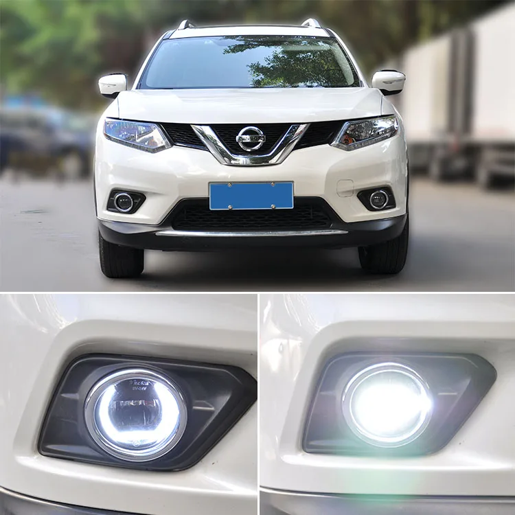 Светодиодные противотуманные фары + дневные ходовые огни для Nissan Altima Sentra X Trail Versa
