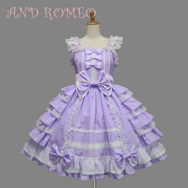 Классическое платье лолиты для женщин; многослойный костюм для косплея; Хлопковое платье JSK для девочек; 10 видов цветов