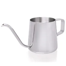 250ml Gooseneck Spout Coffee Kettle Tea Pot Pour Over Thick 304 Stainless Steel Coating Long Mouth Drinkware Not RUST