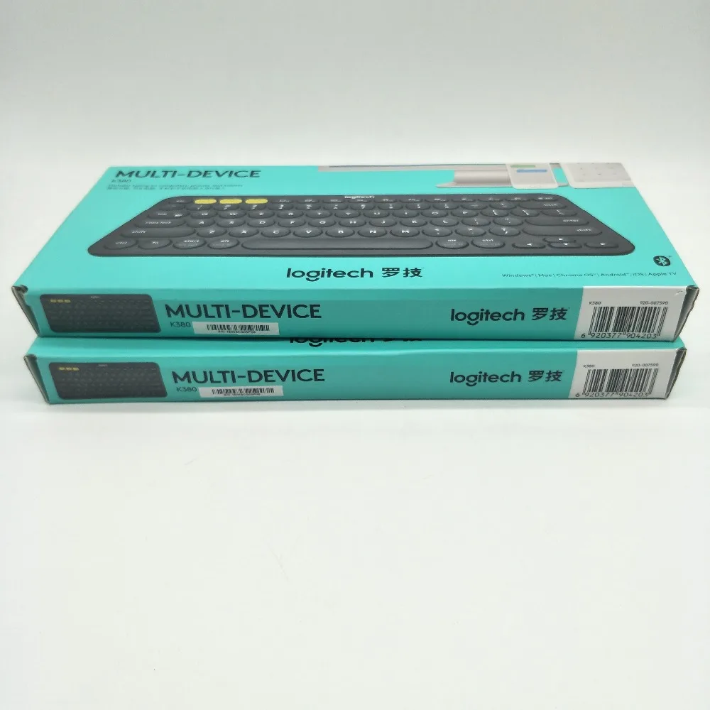 Logitech K380 Беспроводная Bluetooth клавиатура оригинальный многоцелевой светильник мини