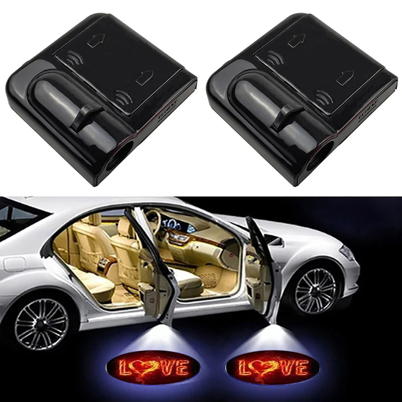 1PC Universal Wireless Car Door Welcome Logo Light Projector LED Laser Lamp For BMW Renault Lexus Ford BMW KIA Toyota Volkswagen Audi Chevrolet LADA Mazda