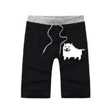 Игра «Undertale» хлопковые Шорты Джоггеры мужские летние футболки с короткими Штаны Повседневное Шорты подростковые короткие женские спортивные брюки Для мужчин укороченные штаны