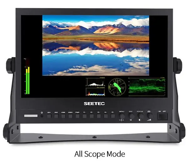 Discount Seetec P133-9DSW 13.3 Inch IPS FHD 1920x1080 Broadcast Monitor with 3G-SDI/HDMI Waveform/Vector Professional Desktop LCD Monitor 23