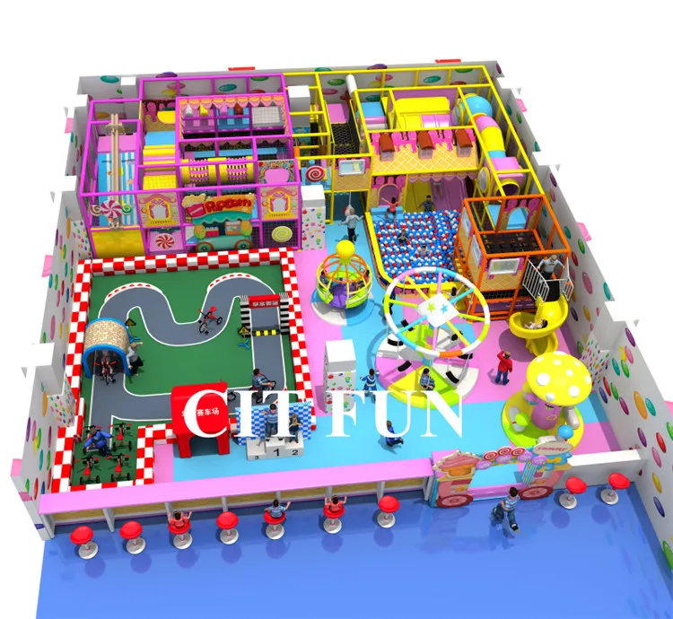 

Customize Computational Games Area indoor playground;Funny Children Play ground IP-208A