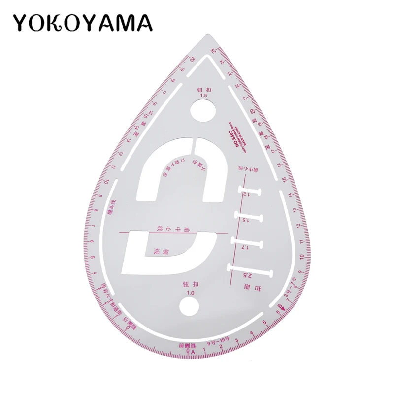 

YOKOYAMA The Cage Cuff Ruler Sewing Machine Parts Sewing Tool Ruler Knitting Ruler Patchwork Sewing Home DIY Manual Supplies