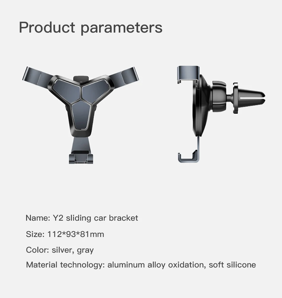 !ACCEZZ Gravity Car Phone Holder Stand Air Vent 360 Degree Rotation Universal 4-7 inches For iphone Xiaomi Samsung Auto Bracket (11)