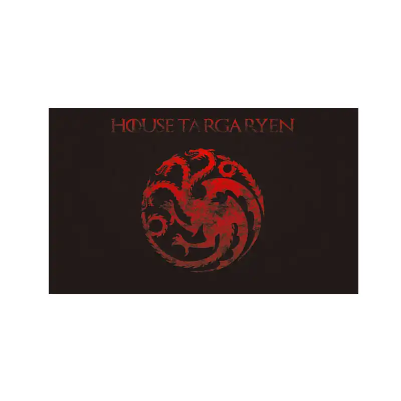 Three Headed Dragon Game Of Thrones Targaryen Sigil Flag 3 5 Ft 90