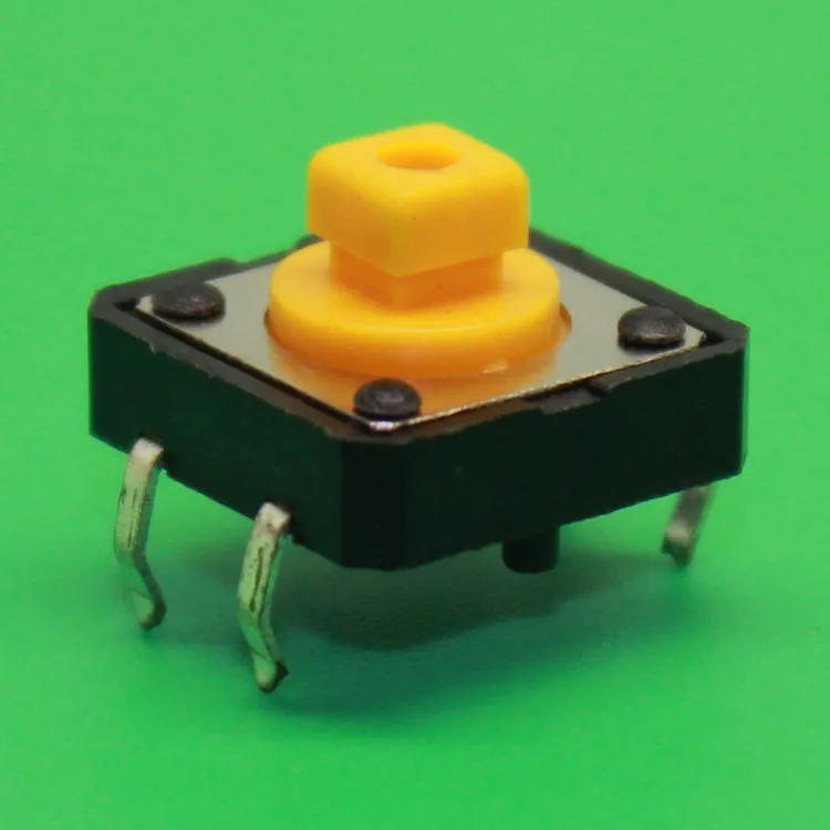 

15PCS DIP 12X12X7.3 Tactile Tact Push Button Micro Switch Momentary 12*12*7.3 MM good quality