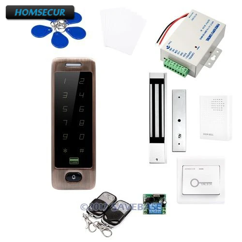 

HOMSECUR Waterproof Door Lock 13.56Mhz IC Access Control System with Waterproof 280KG Magnetic Lock