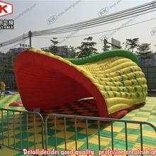 Большой концерт события надувной цветок Форма палатка туннель, Цветочная палатка для выставки